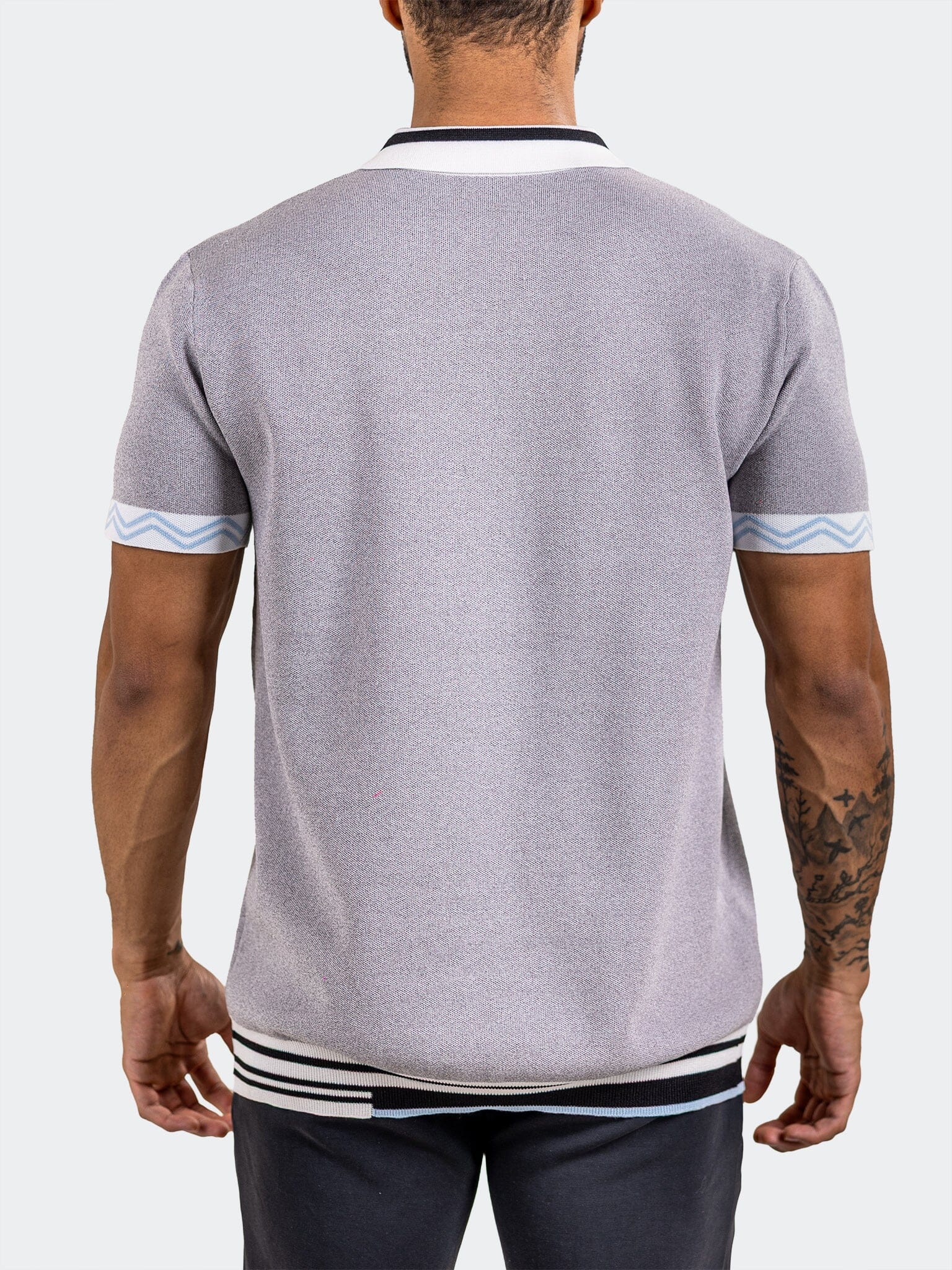 Polo Knit Ascension0085 Grey