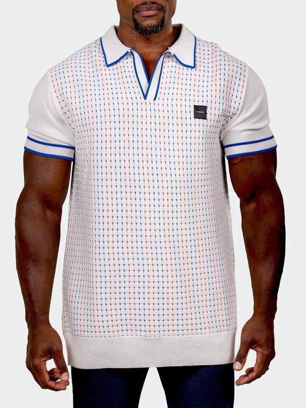 Polo Knit Ascension0087 White