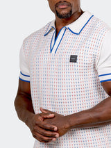 Polo Knit Ascension0087 White View-2