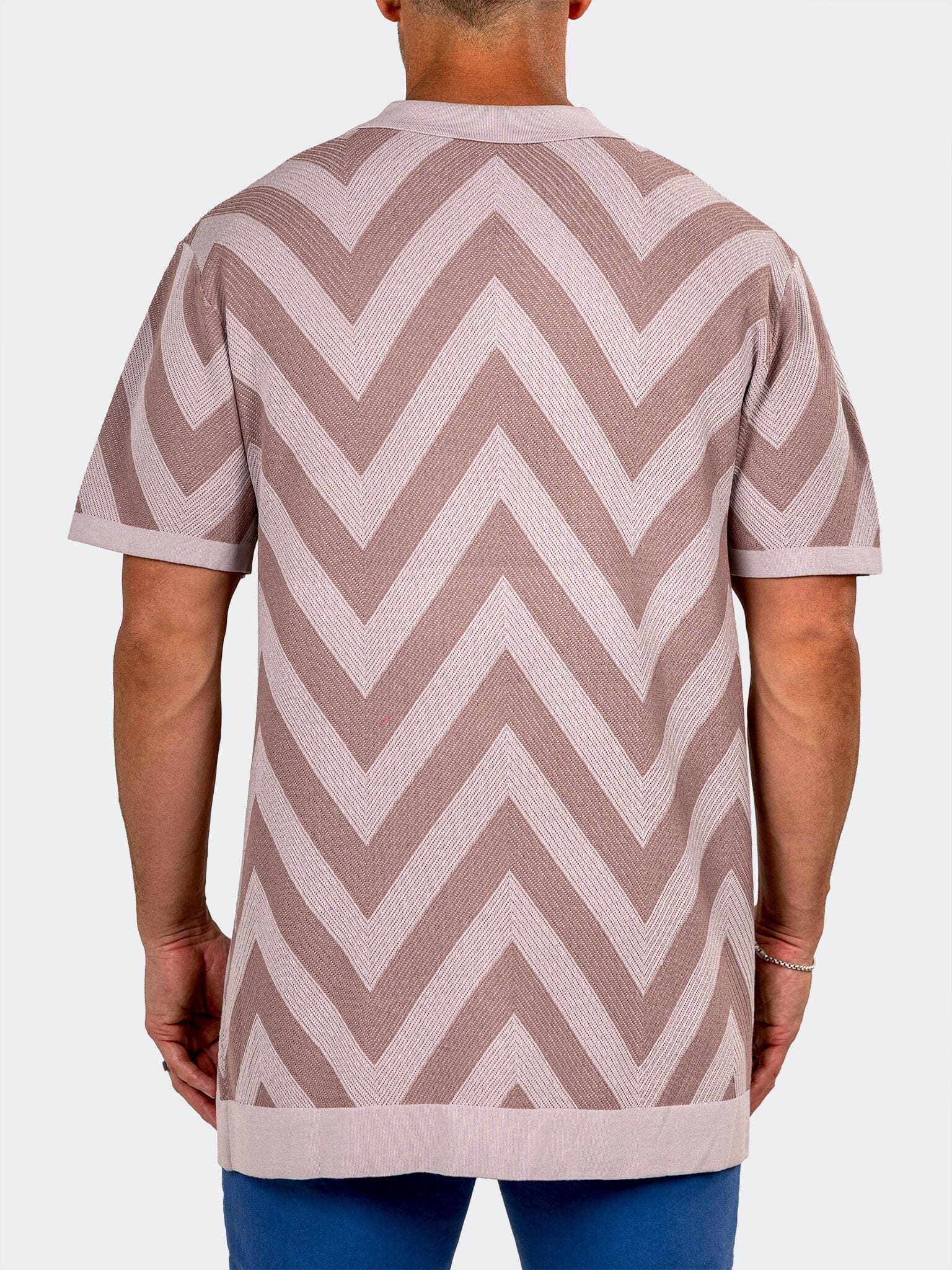 Knit Ascension Grey Polo