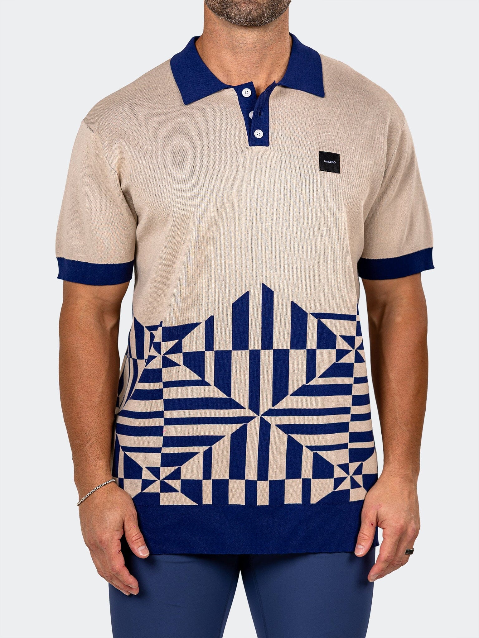 Polo Knit Ascension0090 White