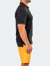 Polo Knit Ascension0091 Black View-4