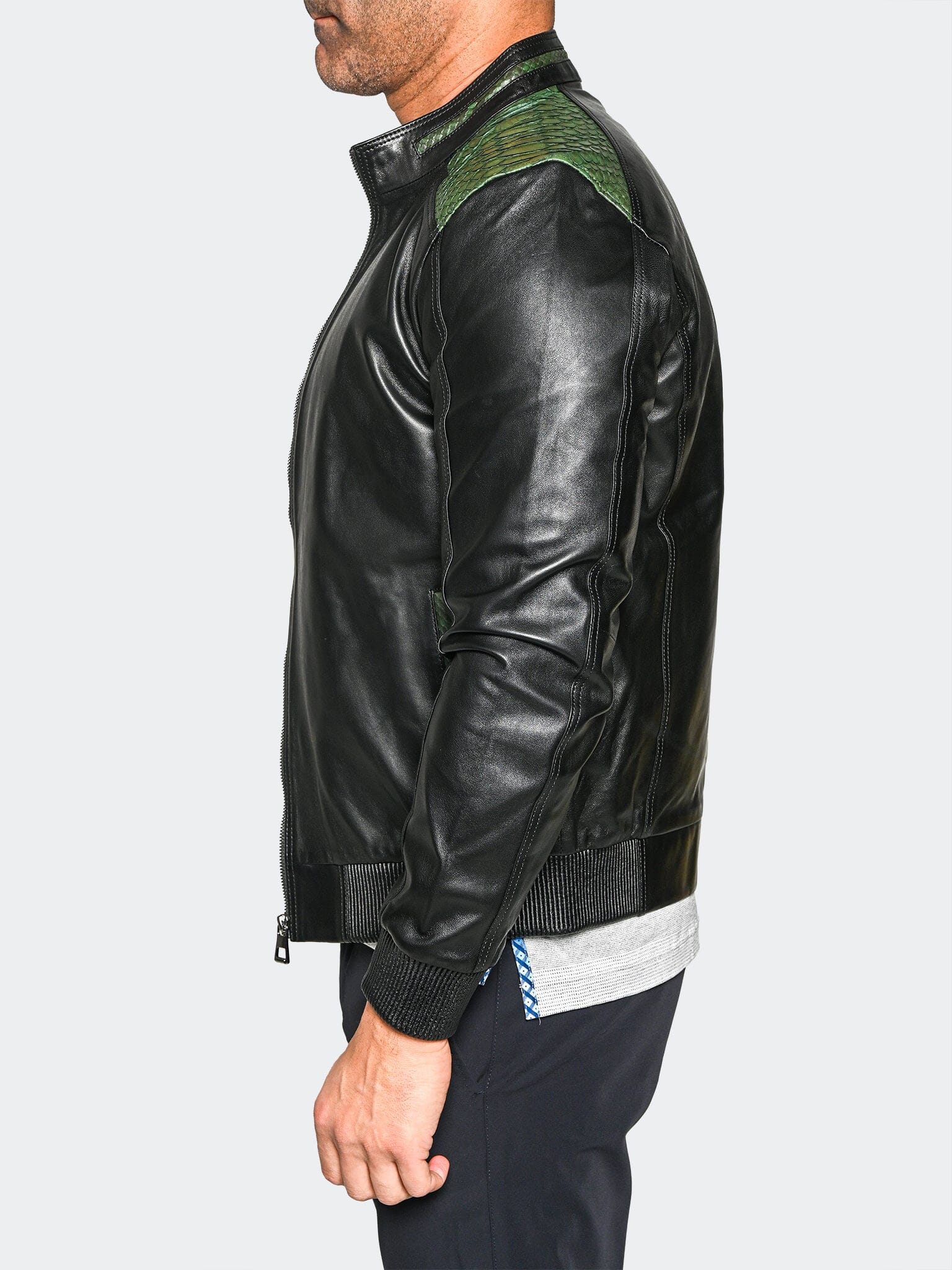 Leather Ascension0036 GreenBlack
