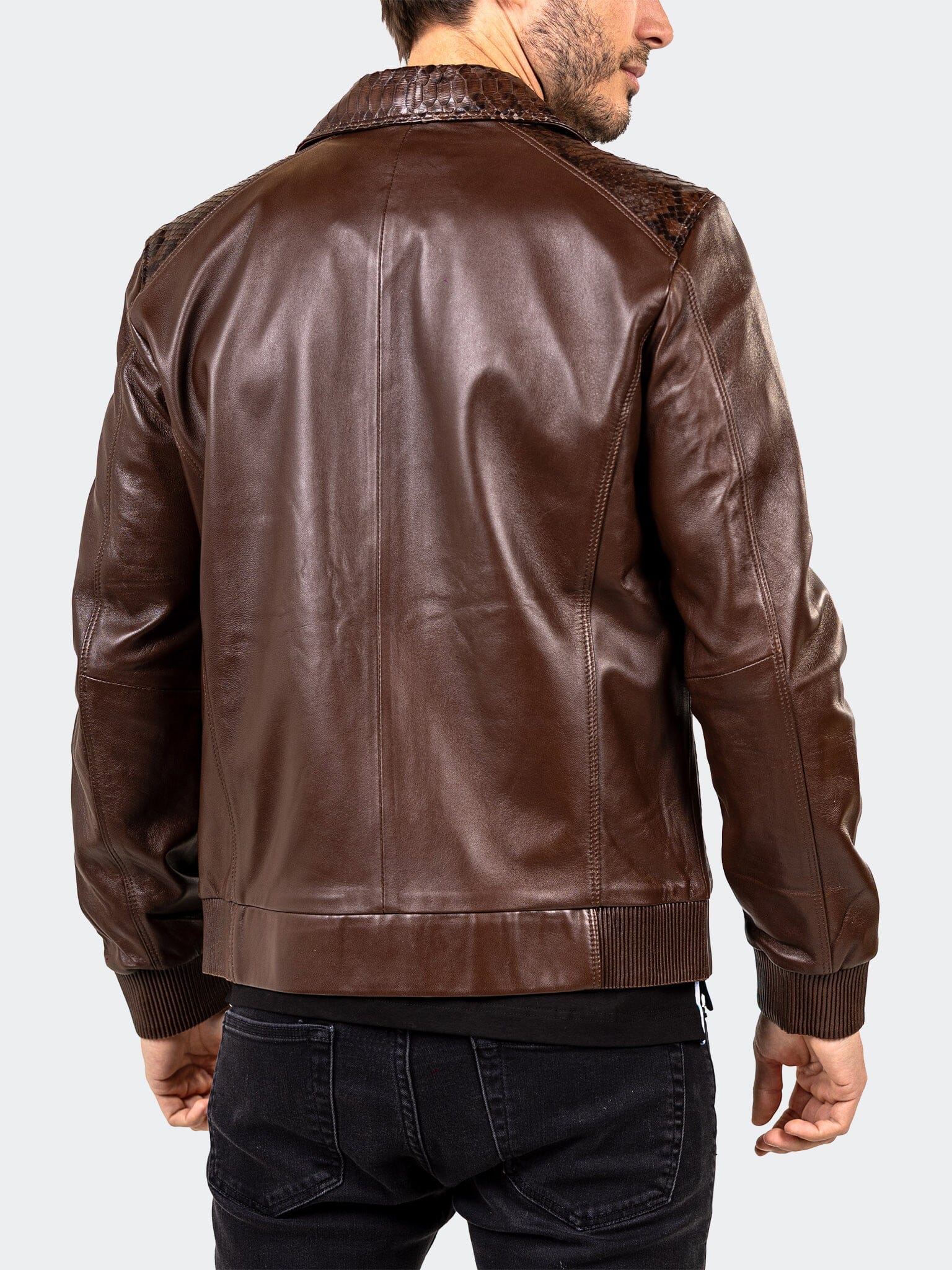 Ascension Brown Leather Jacket