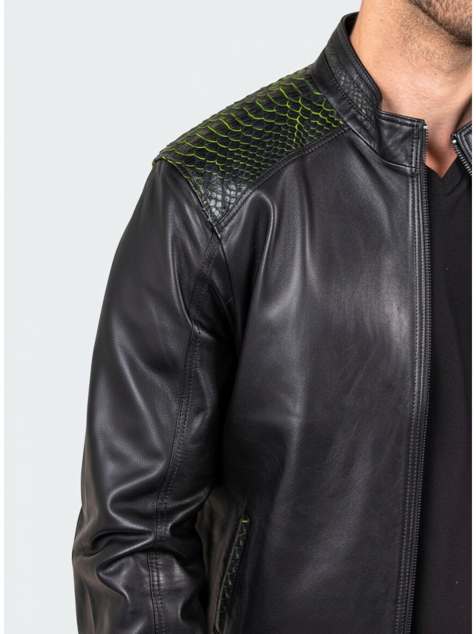 Ascension Matte Black Bomber Jacket