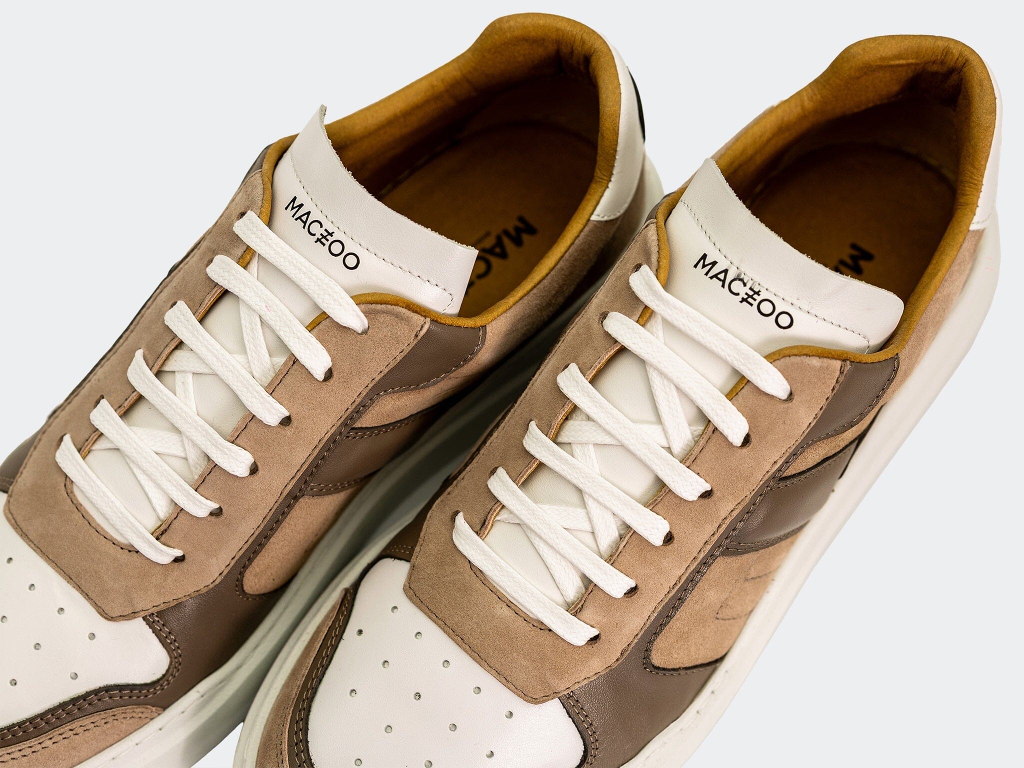Ascension White Leather Shoes