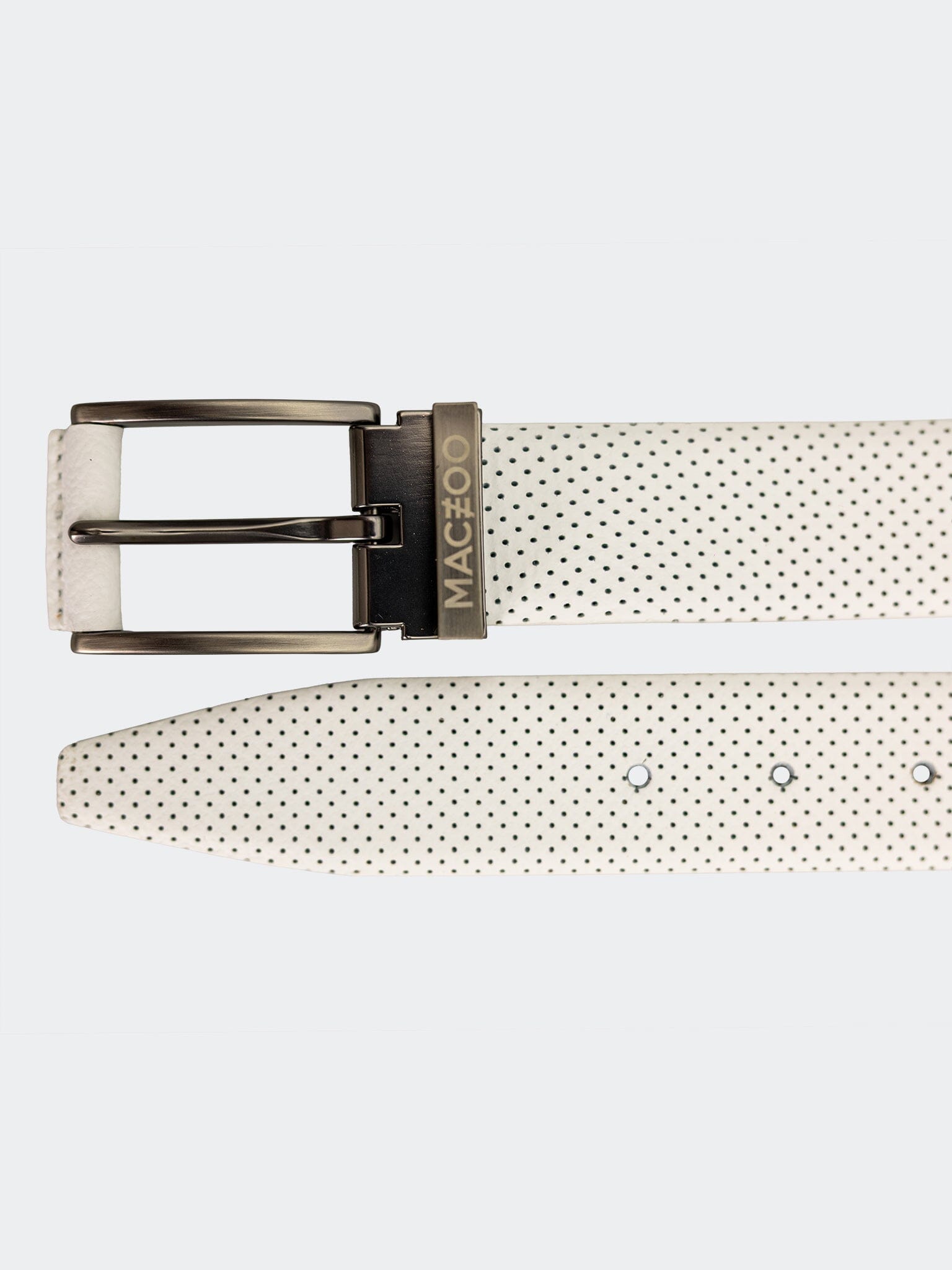 Belt LeatherAscension01 White