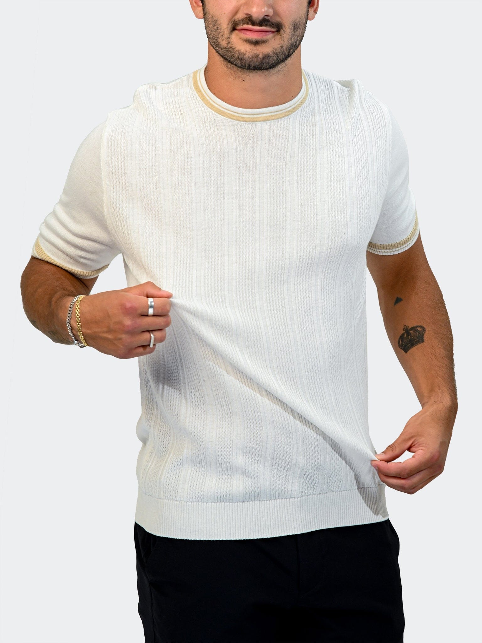 Sweater Knitted0033 White