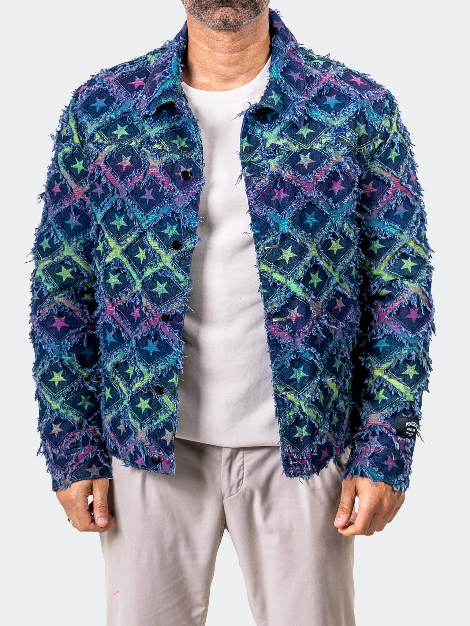 Denim Ascension Multi Jacket – Maceoo