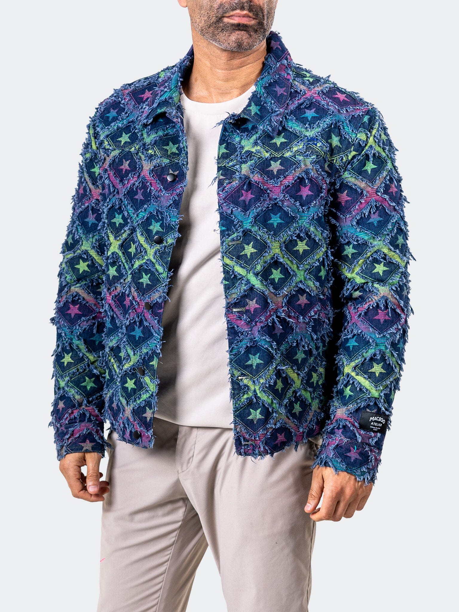 Denim Ascension Multi Jacket – Maceoo