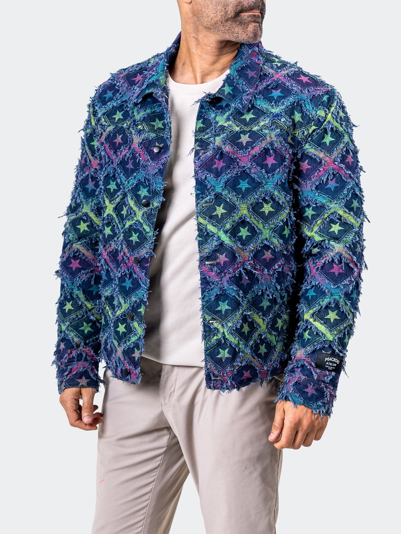 Denim Ascension Multi Jacket – Maceoo