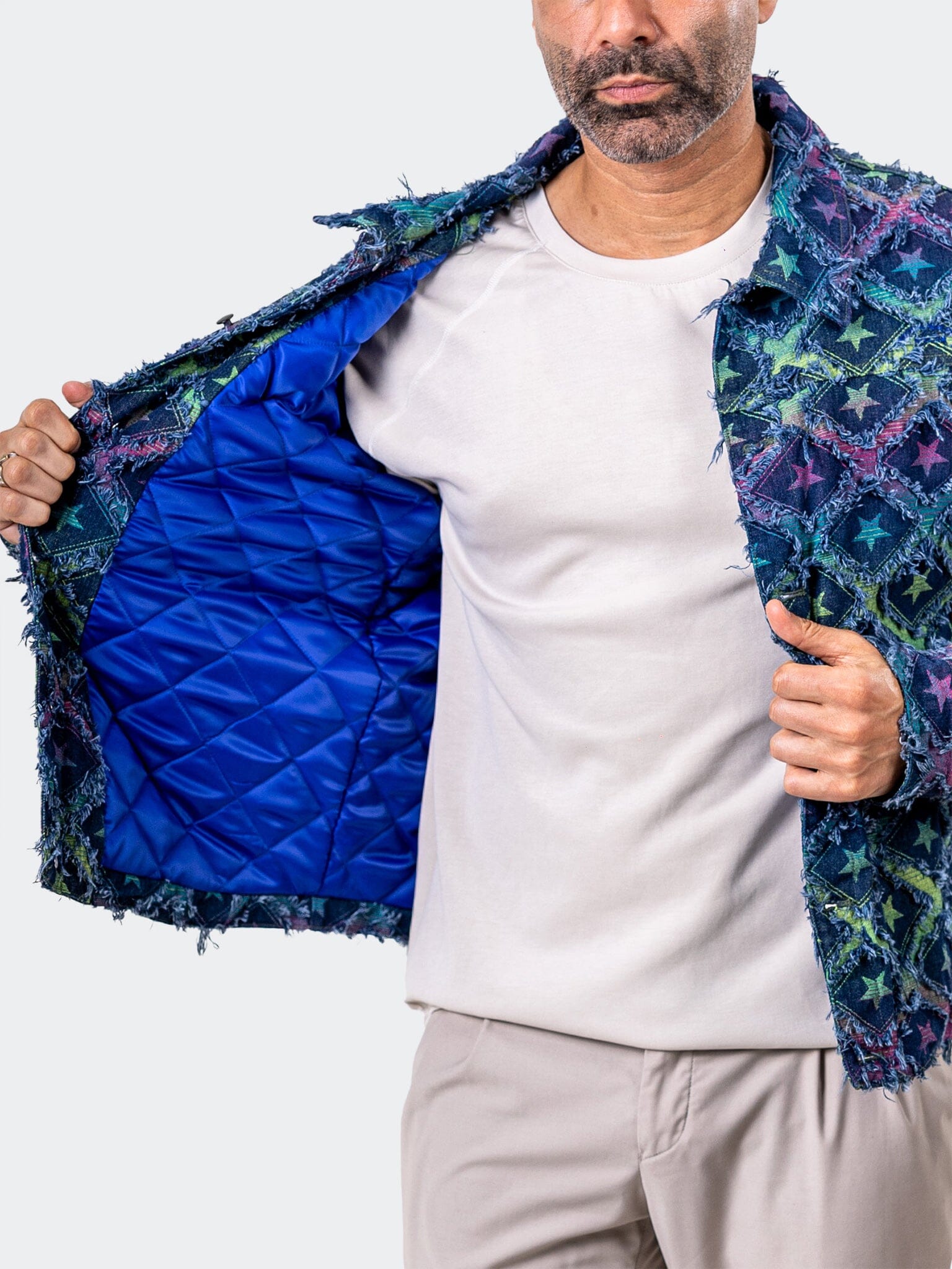 Denim Ascension Multi Jacket – Maceoo