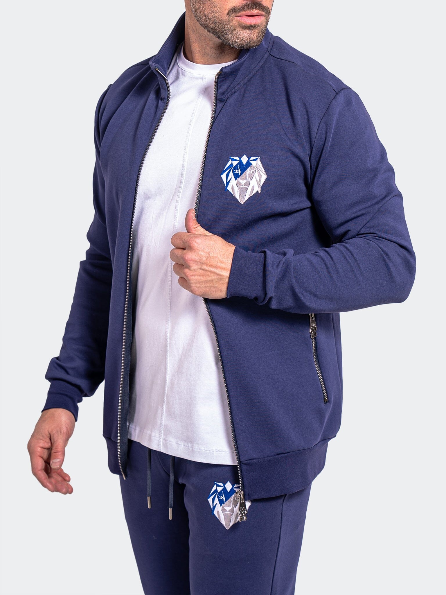 Ascension Navy Zip Track Jacket