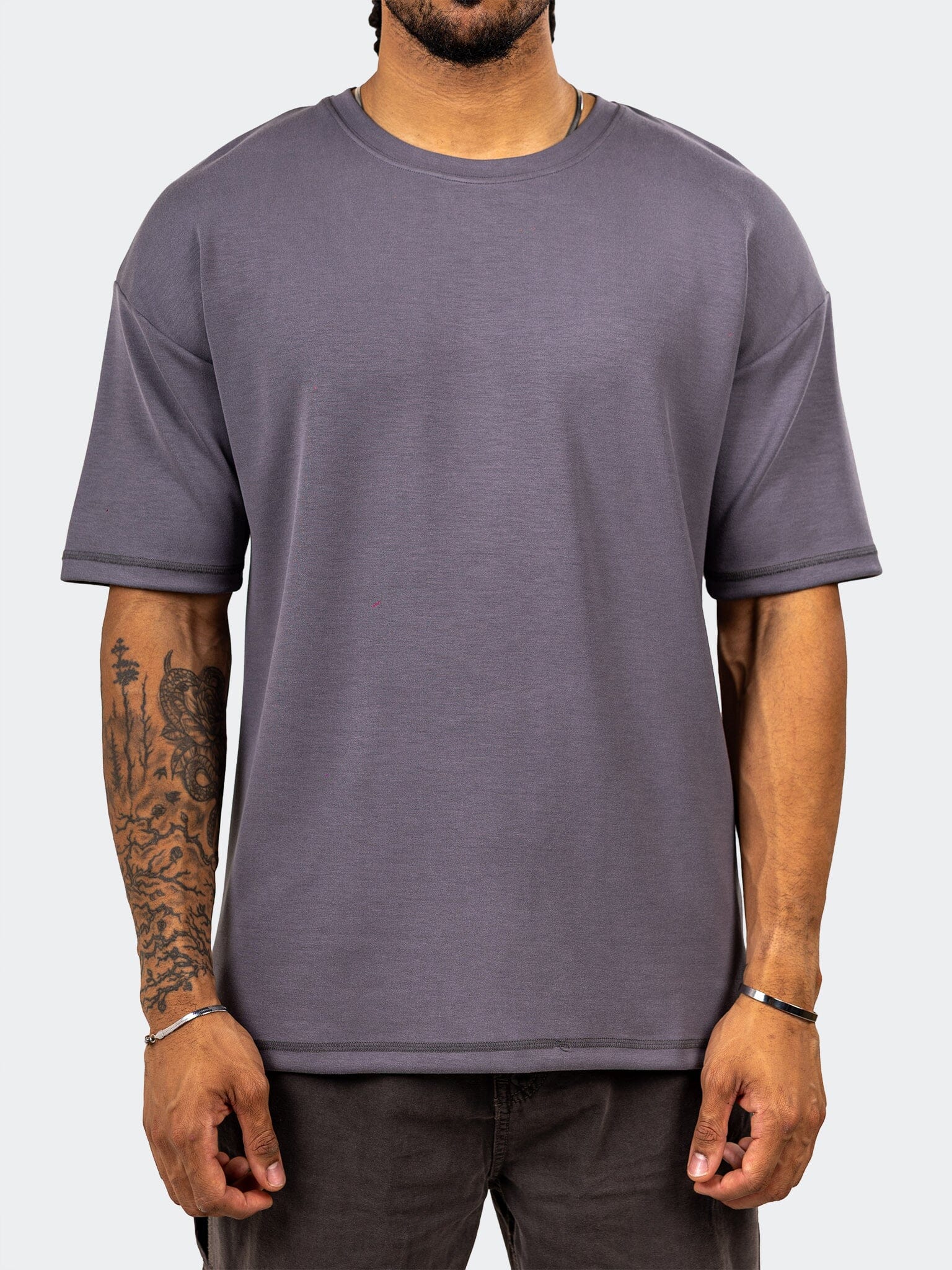 Tee AscensionSolid0102 Grey