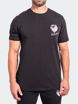 Tee AscensionSolid0107 Black View-1