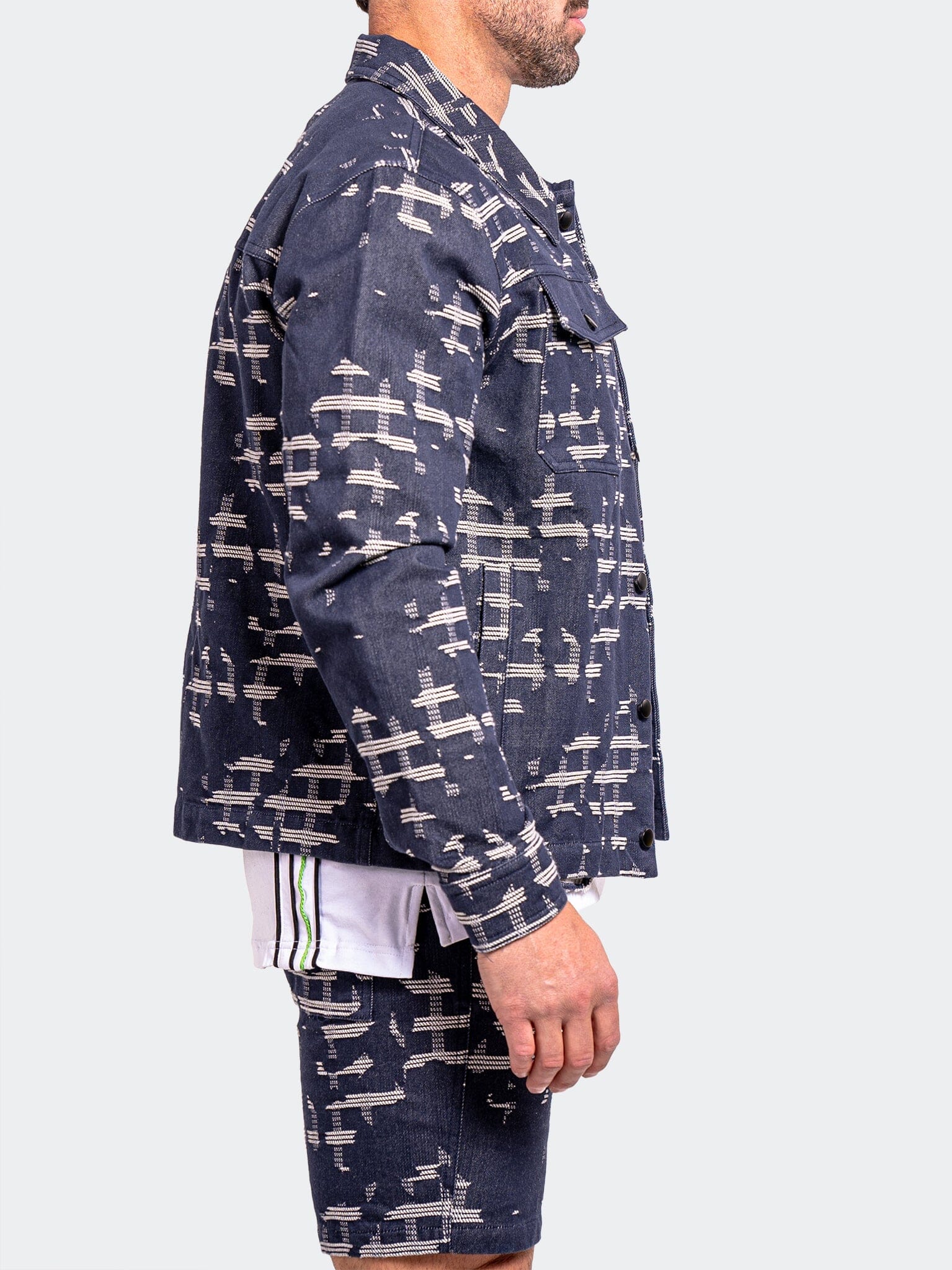 Ascension Ikat Blue Shorts