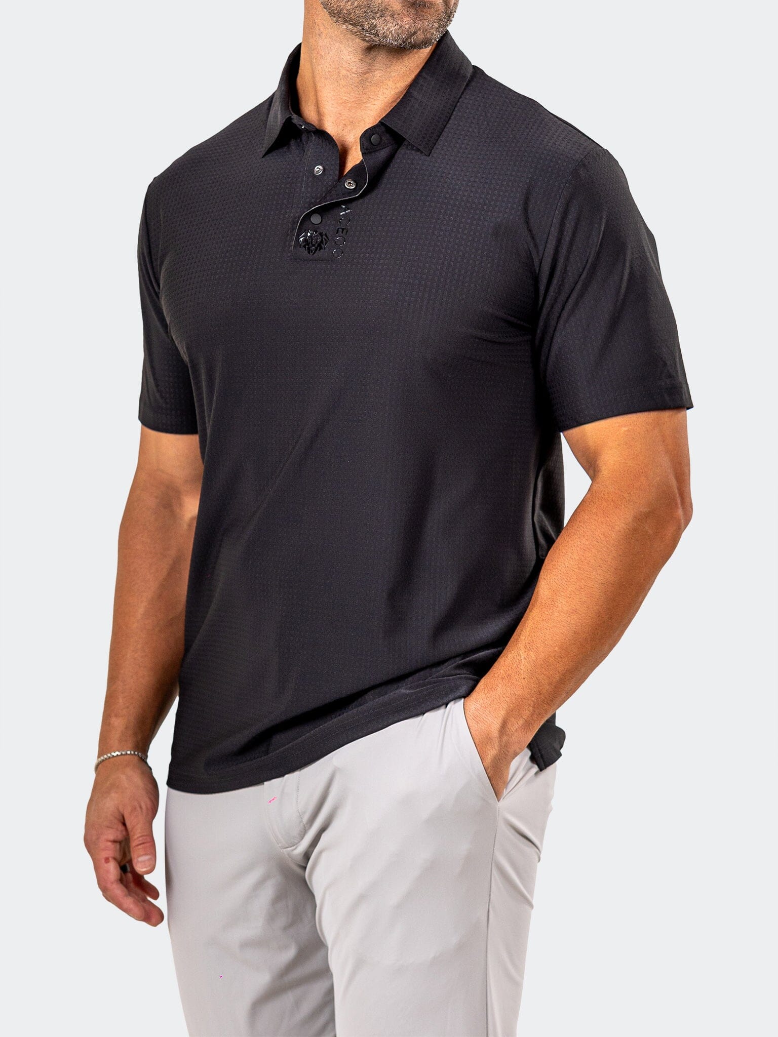 Golf Ascension Black Polo
