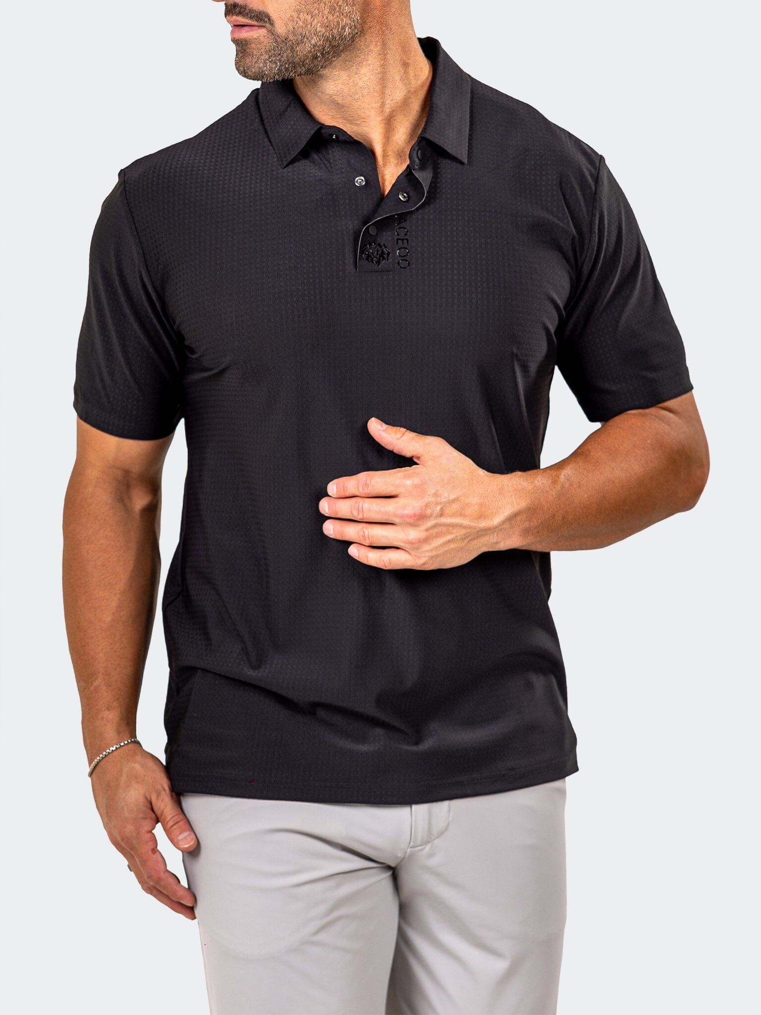 Golf Ascension Black Polo