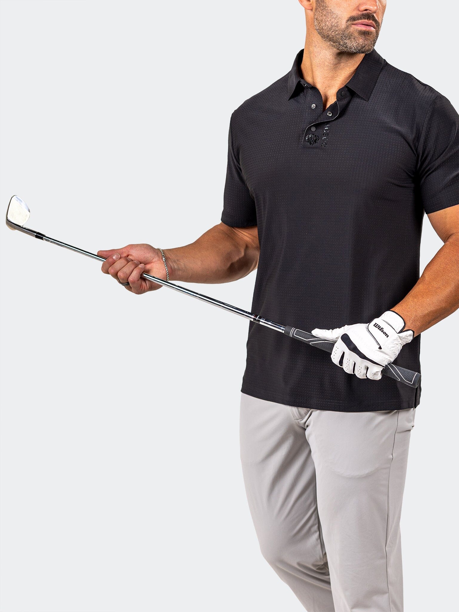 Golf Ascension Black Polo