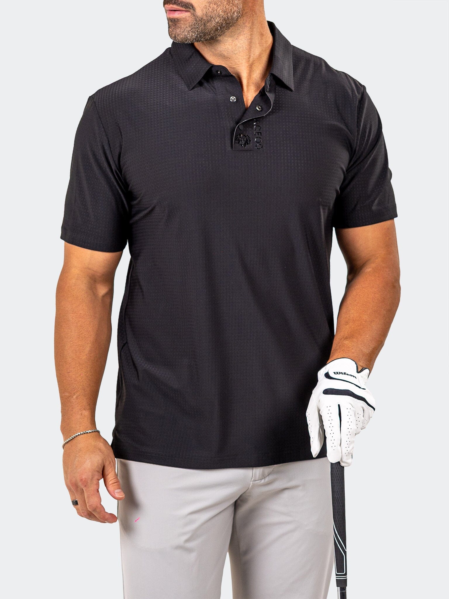 Golf Ascension Black Polo
