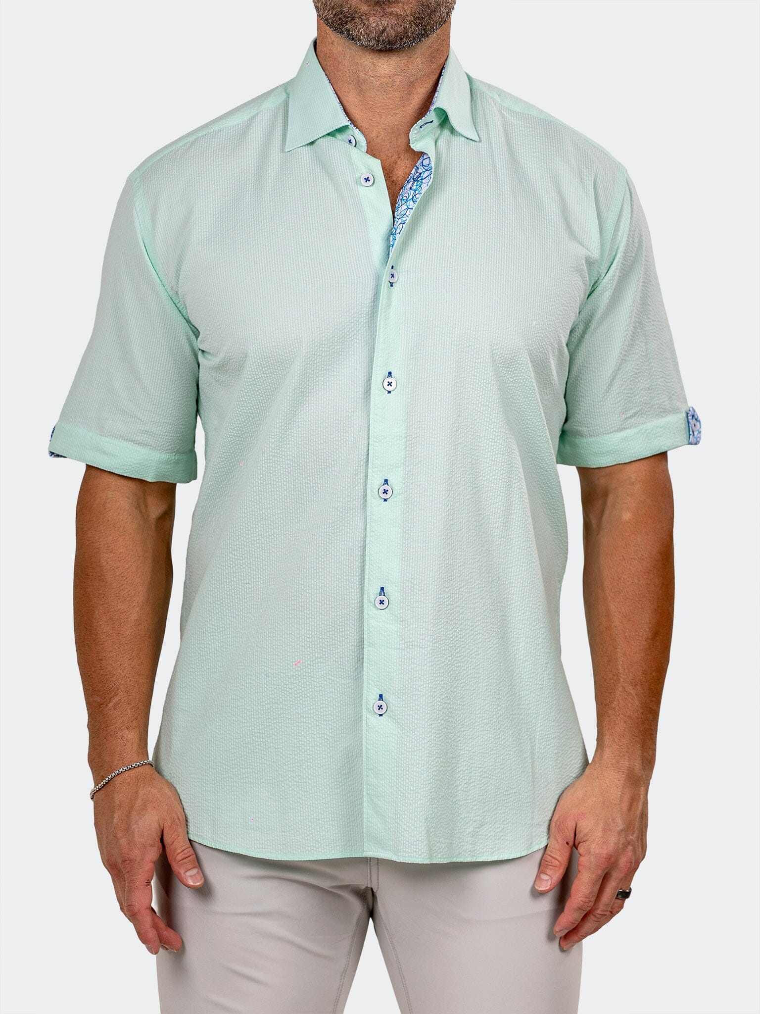 Galileo Marthyr Mint Green Shirt
