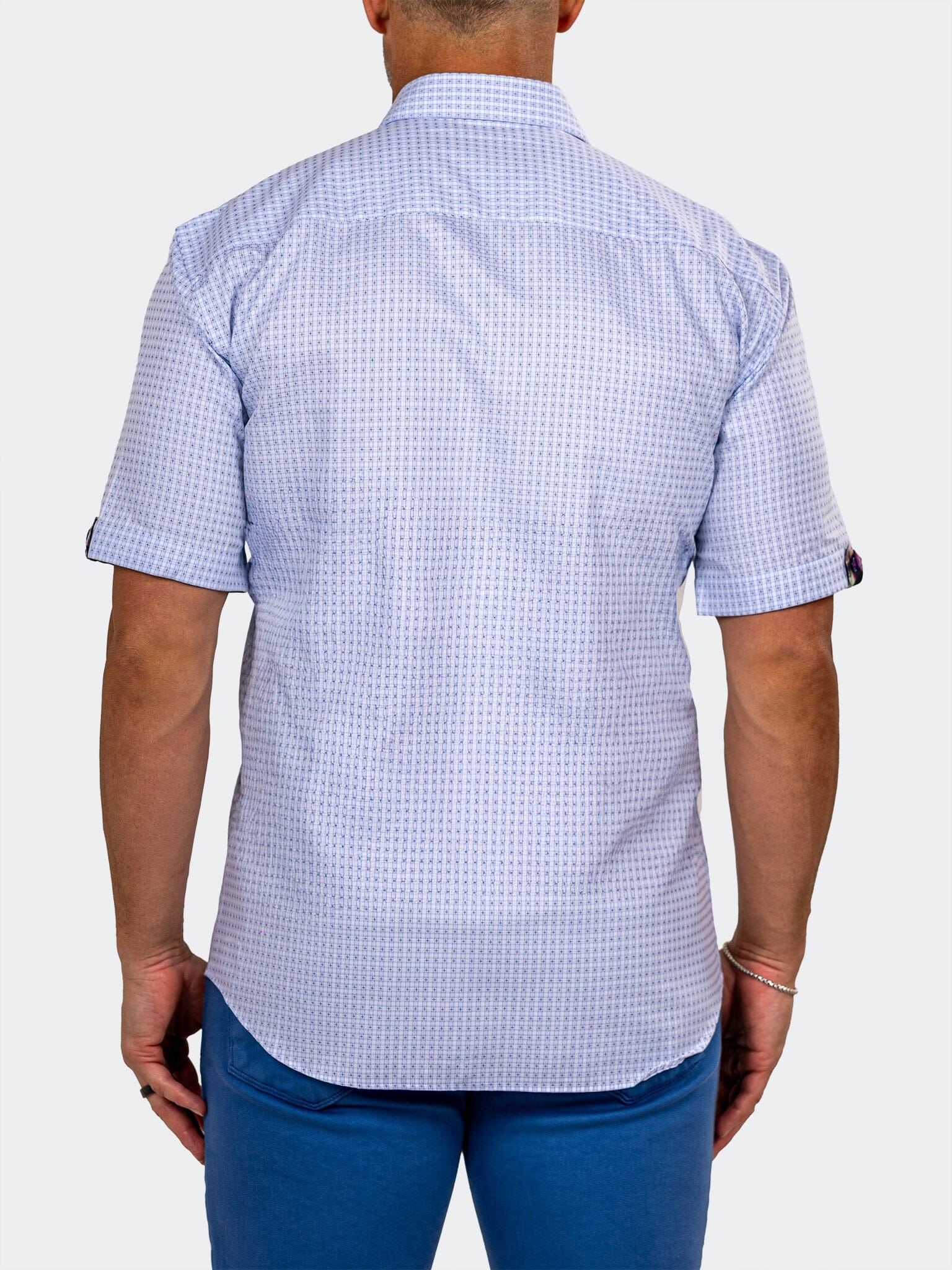 Galileo Marthyr Dot Blue Shirt