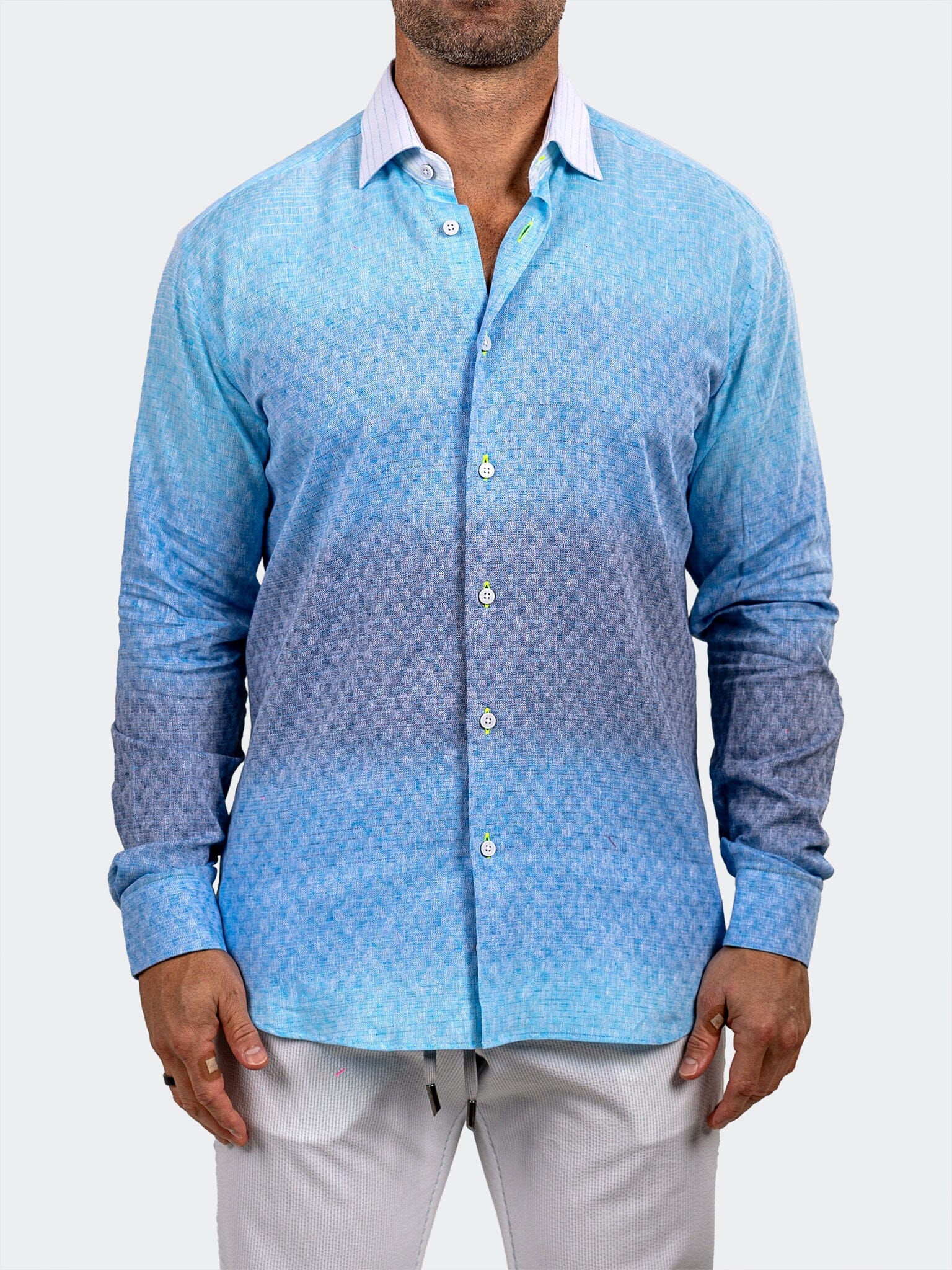 Fibonacci Marthyr Blue Ombre Shirt