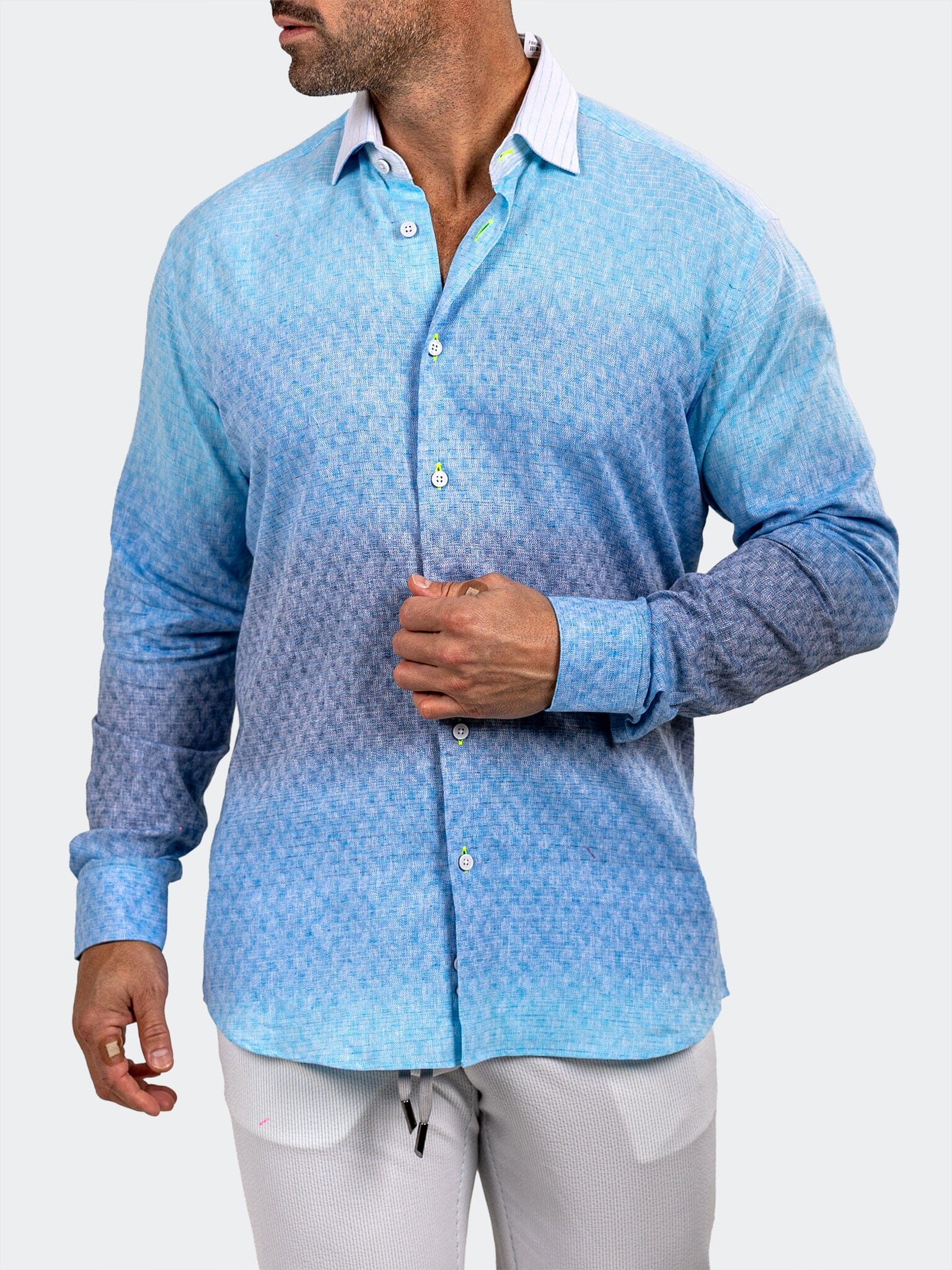 Fibonacci Marthyr Blue Ombre Shirt