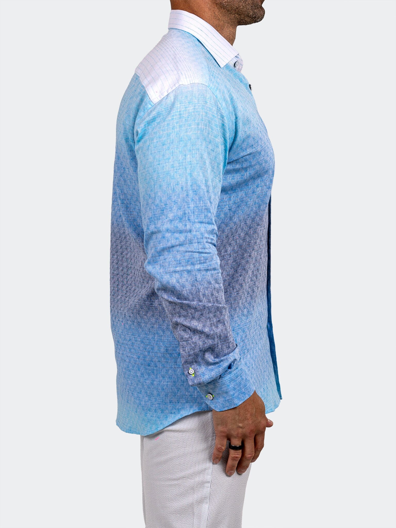 Fibonacci Marthyr Blue Ombre Shirt