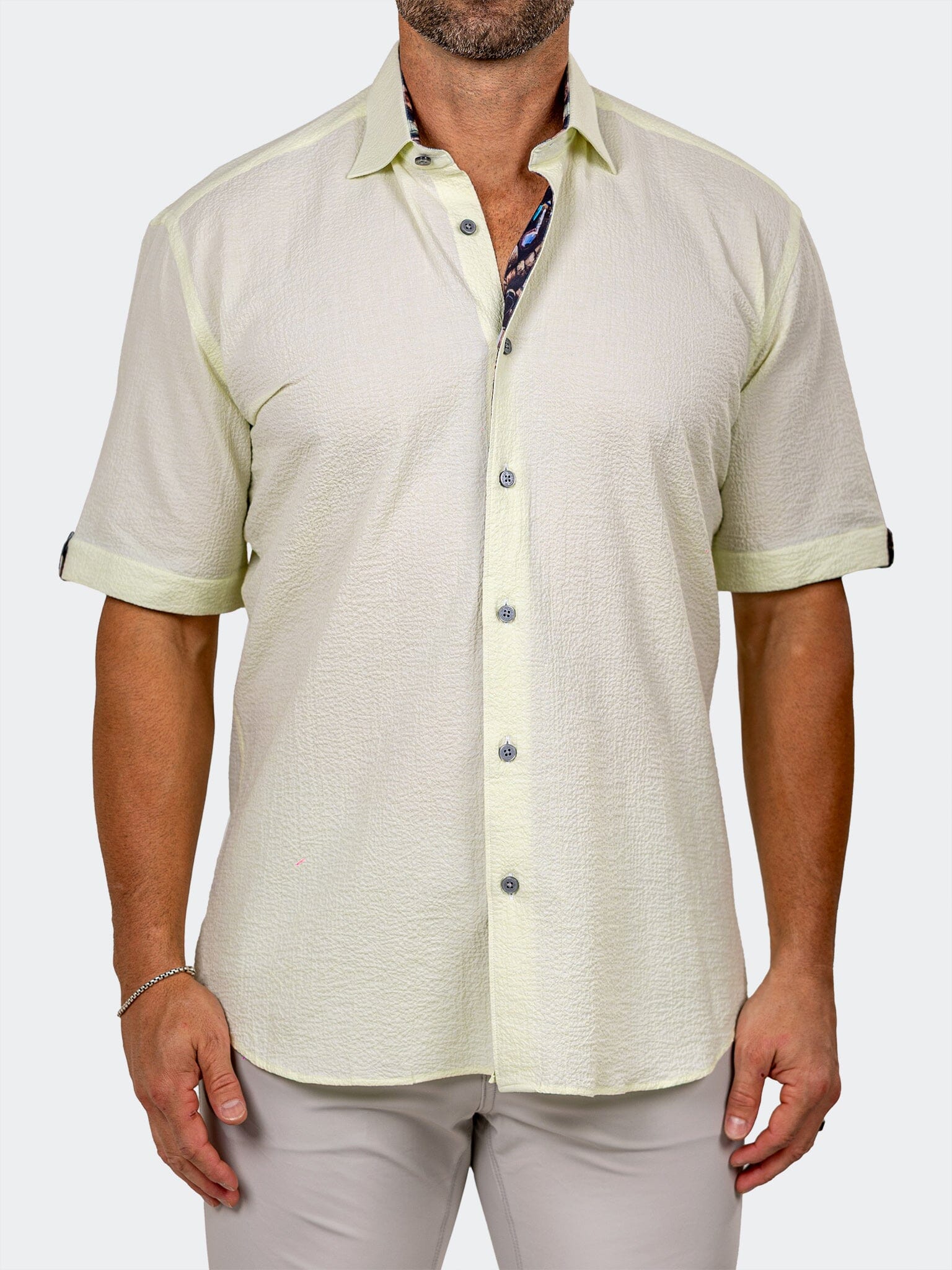 Galileo Marthyr Pale Yellow Shirt