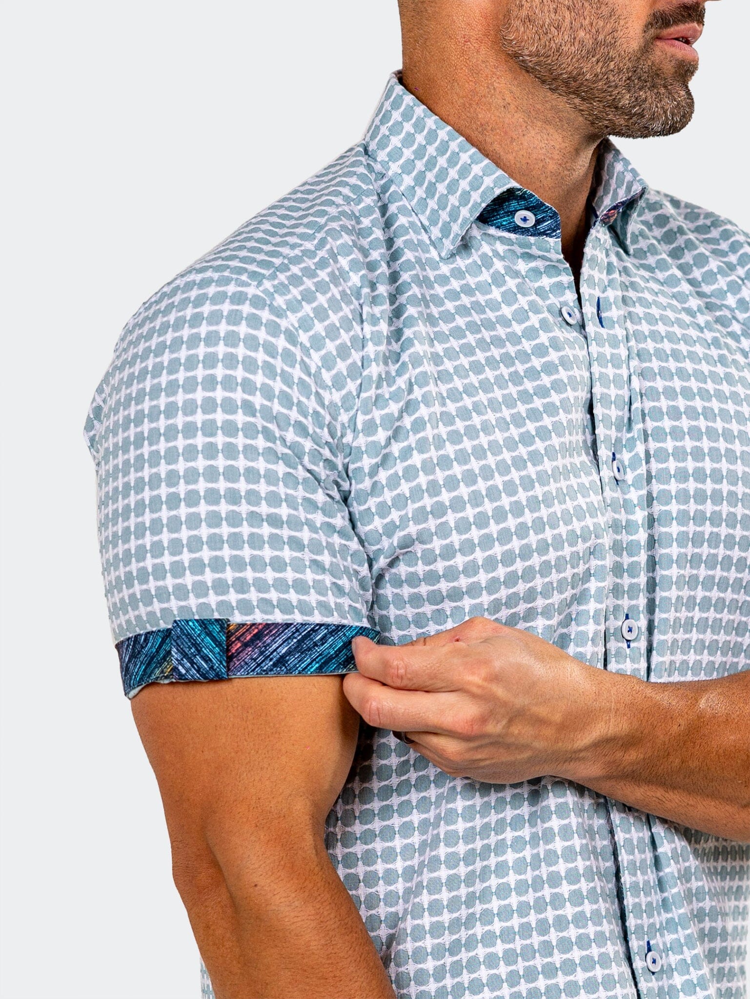 Galileo Marthyr Grid Green Shirt