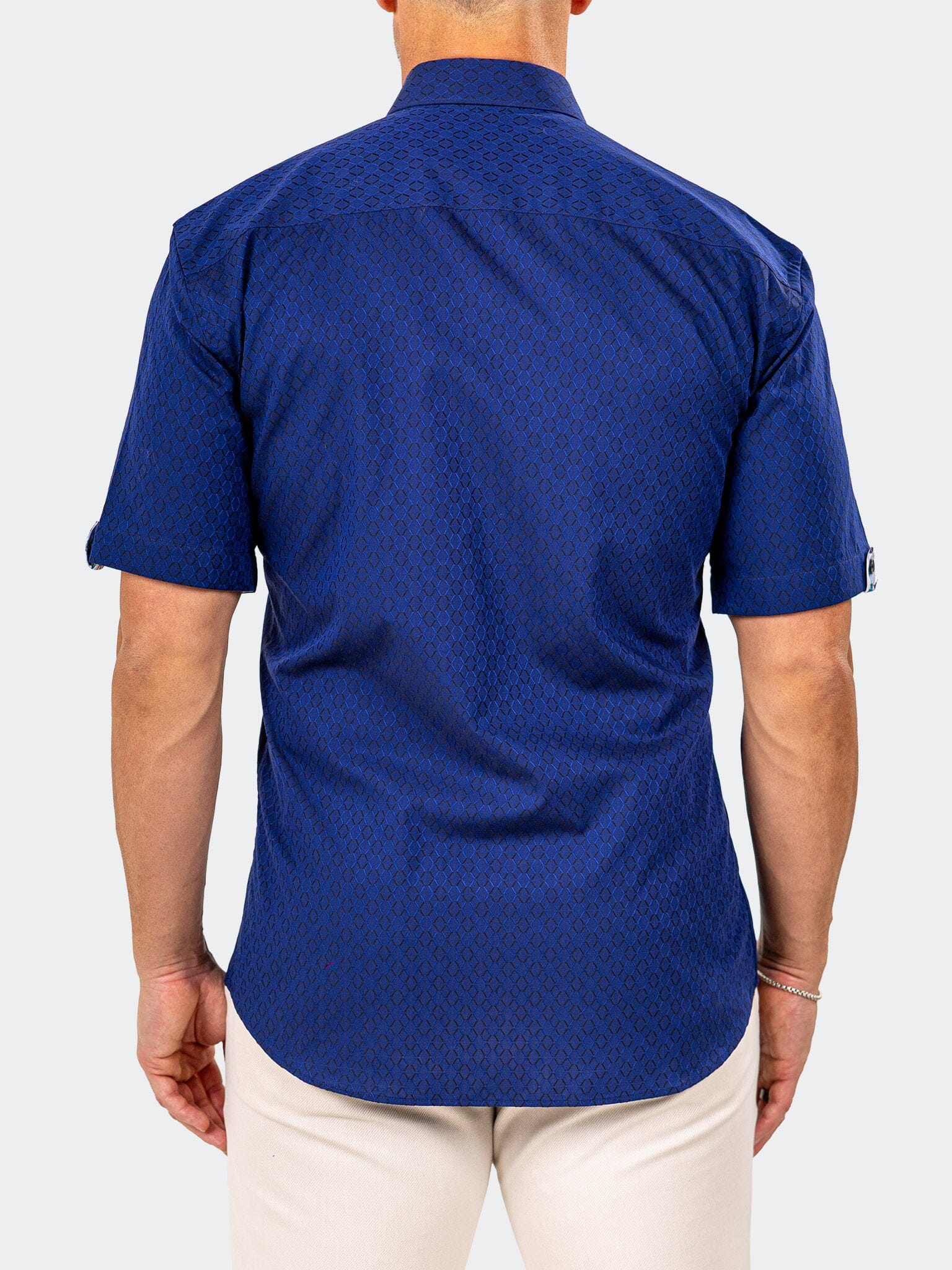 Galileo Marthyr Jacquard Blue Shirt