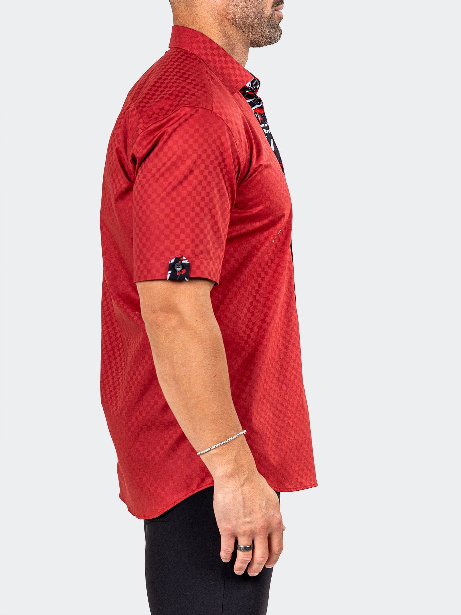 Galileo Marthyr Check Red Shirt
