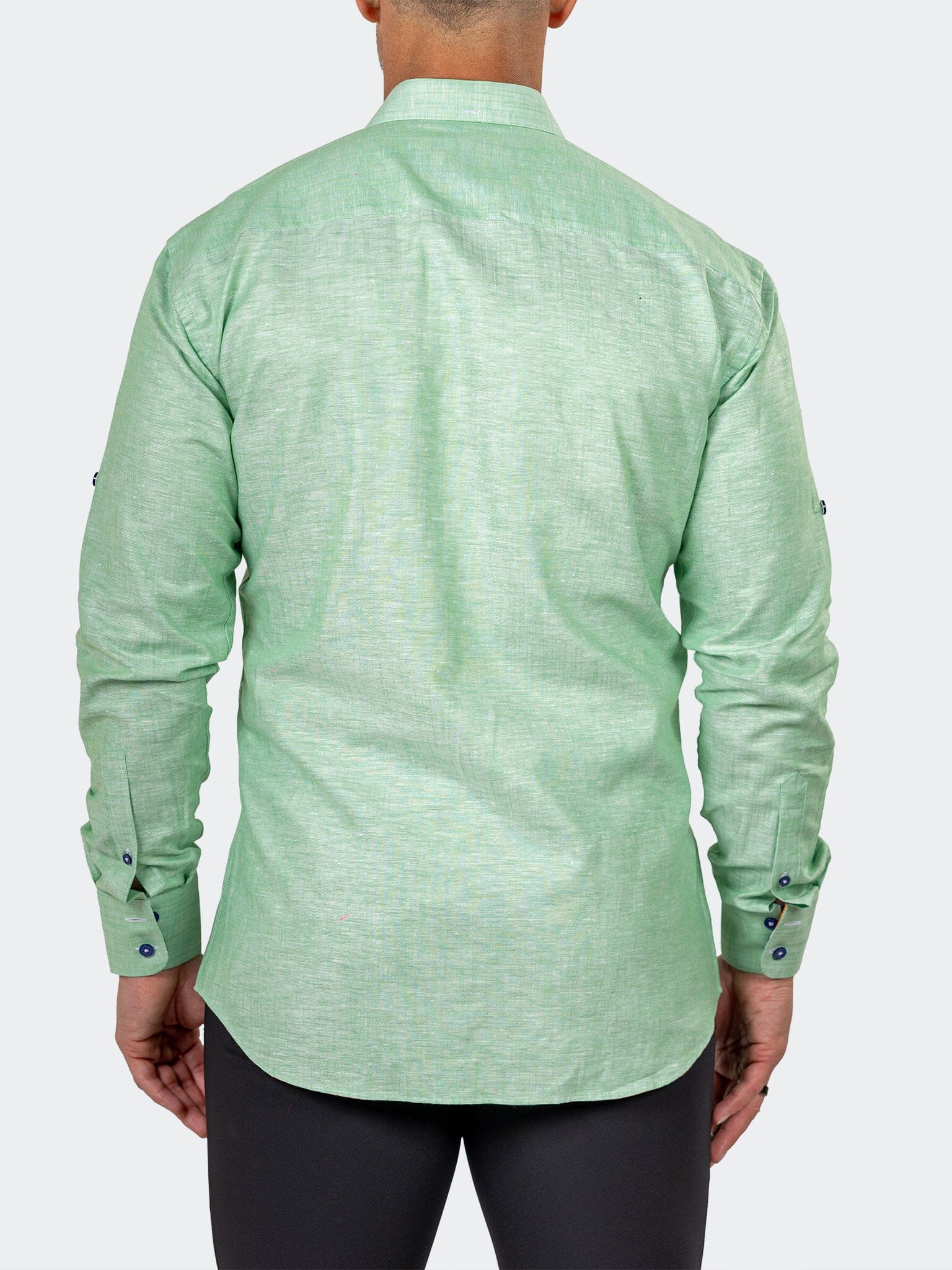 Eins Marthyr Green Satin Shirt