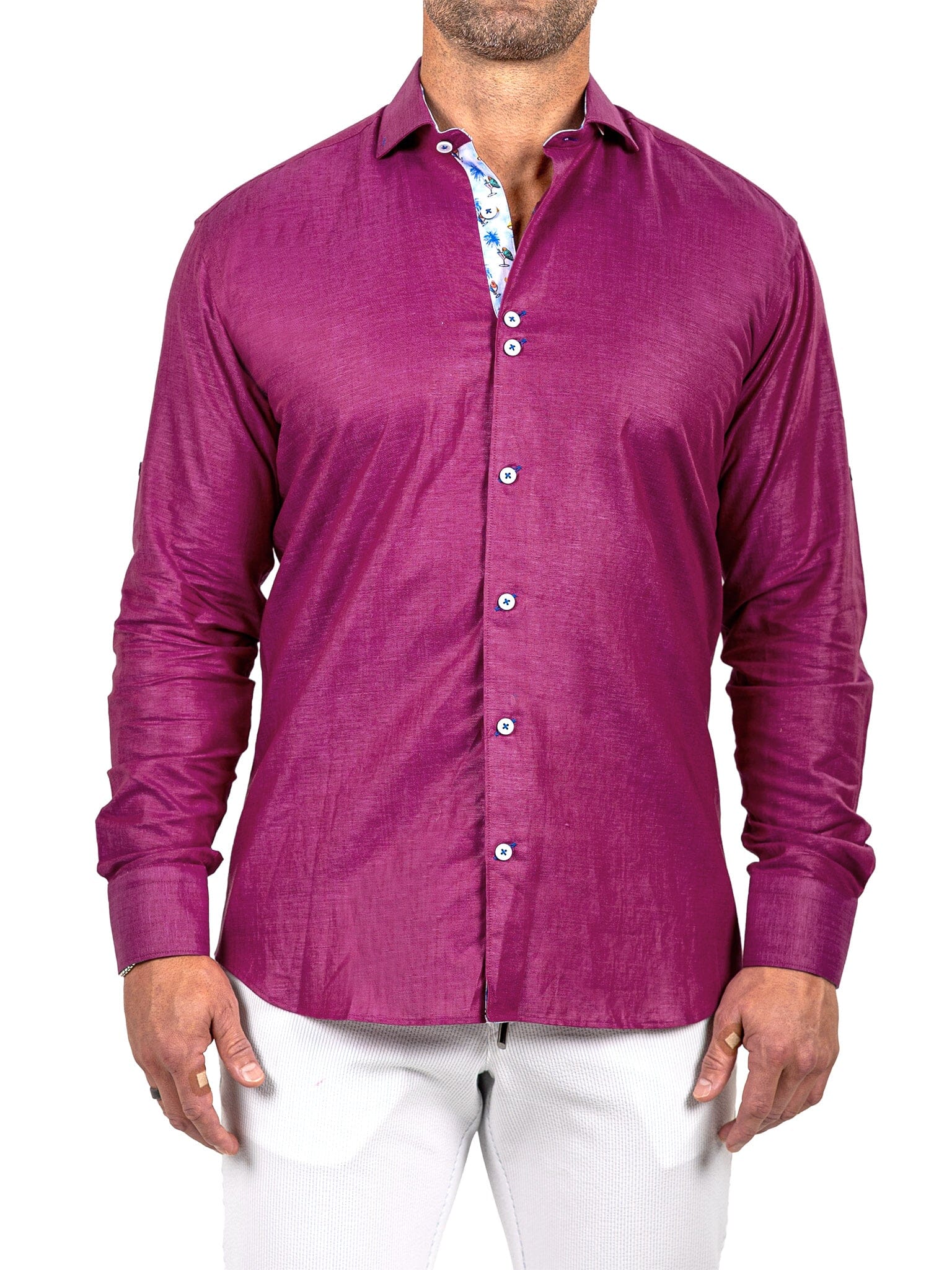 Eins Marthyr Red Satin Shirt
