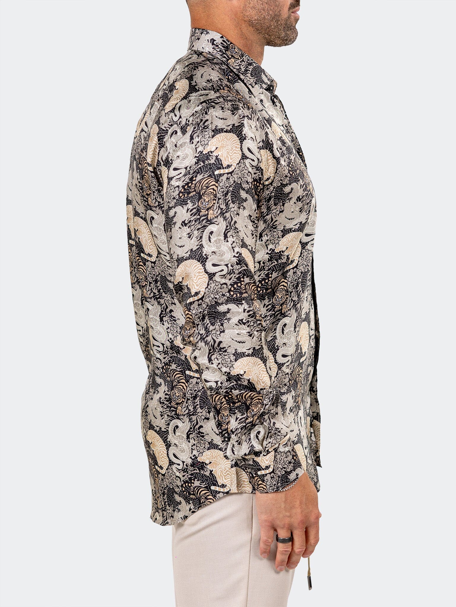 Fibonacci Marthyr Tiger Black Shirt