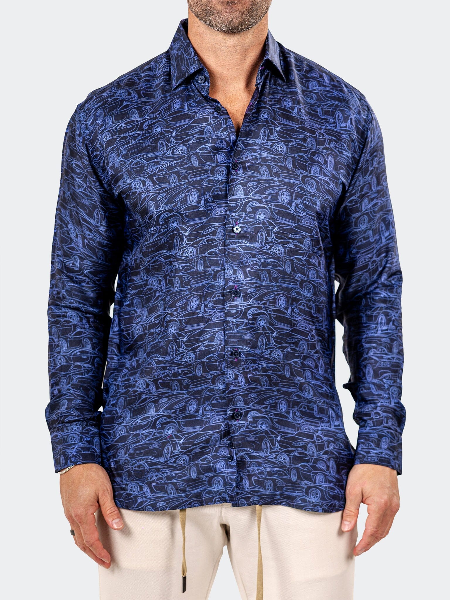Fibonacci Marthyr Wave Blue Shirt