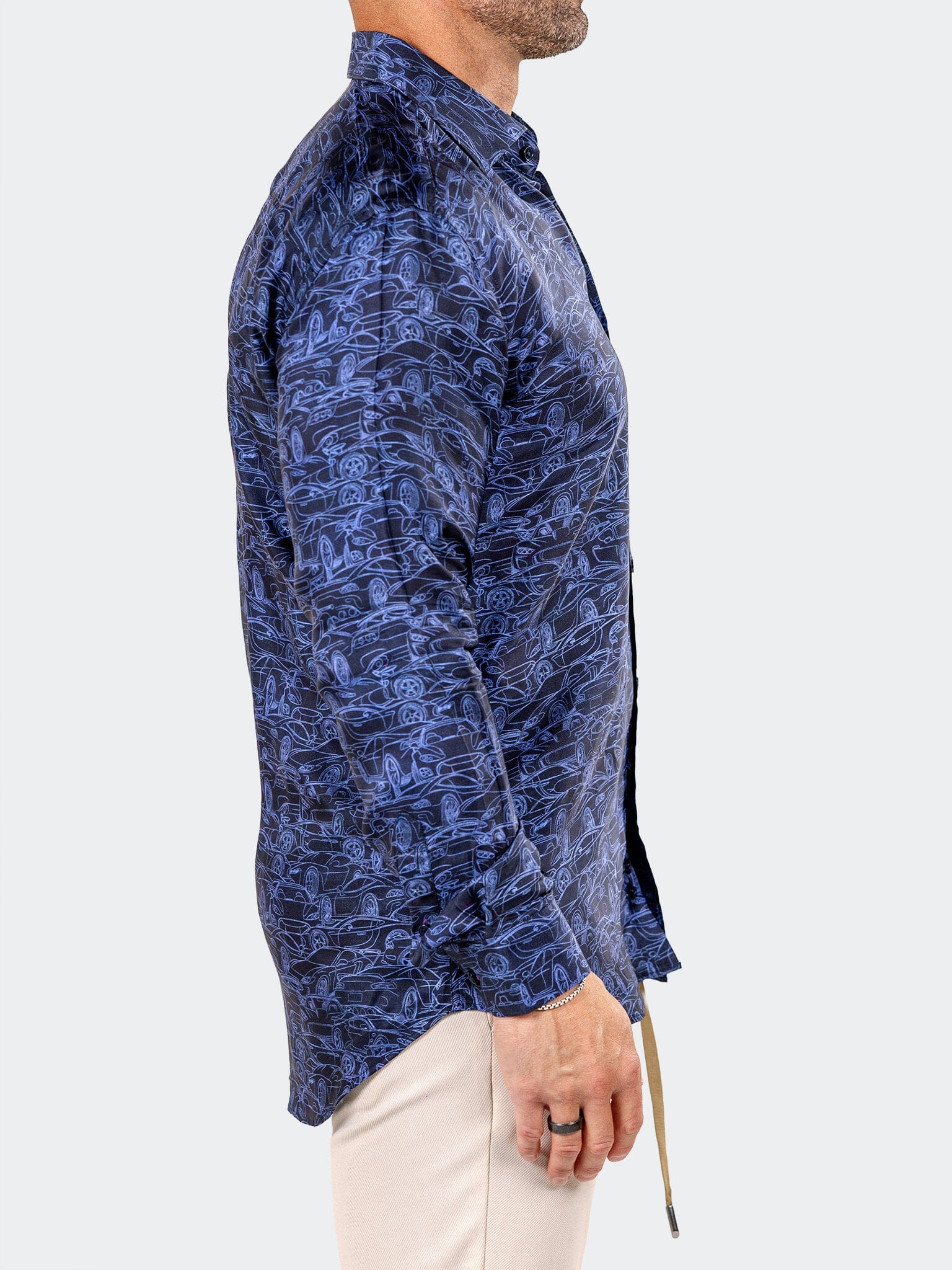 Fibonacci Marthyr Wave Blue Shirt