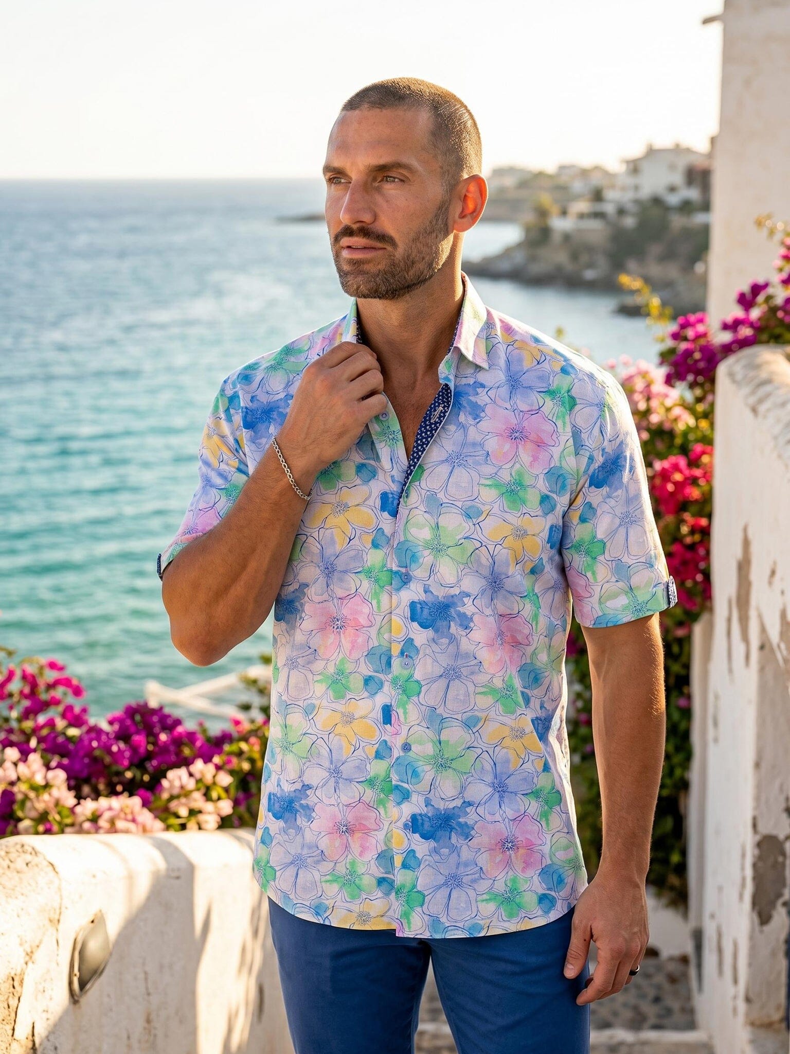 Galileo Marthyr Bloom White Shirt