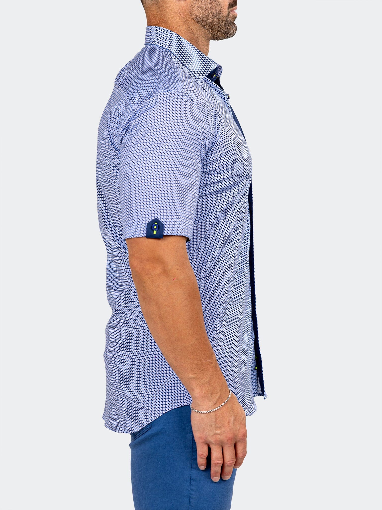 Galileo Marthyr Micro Blue Shirt