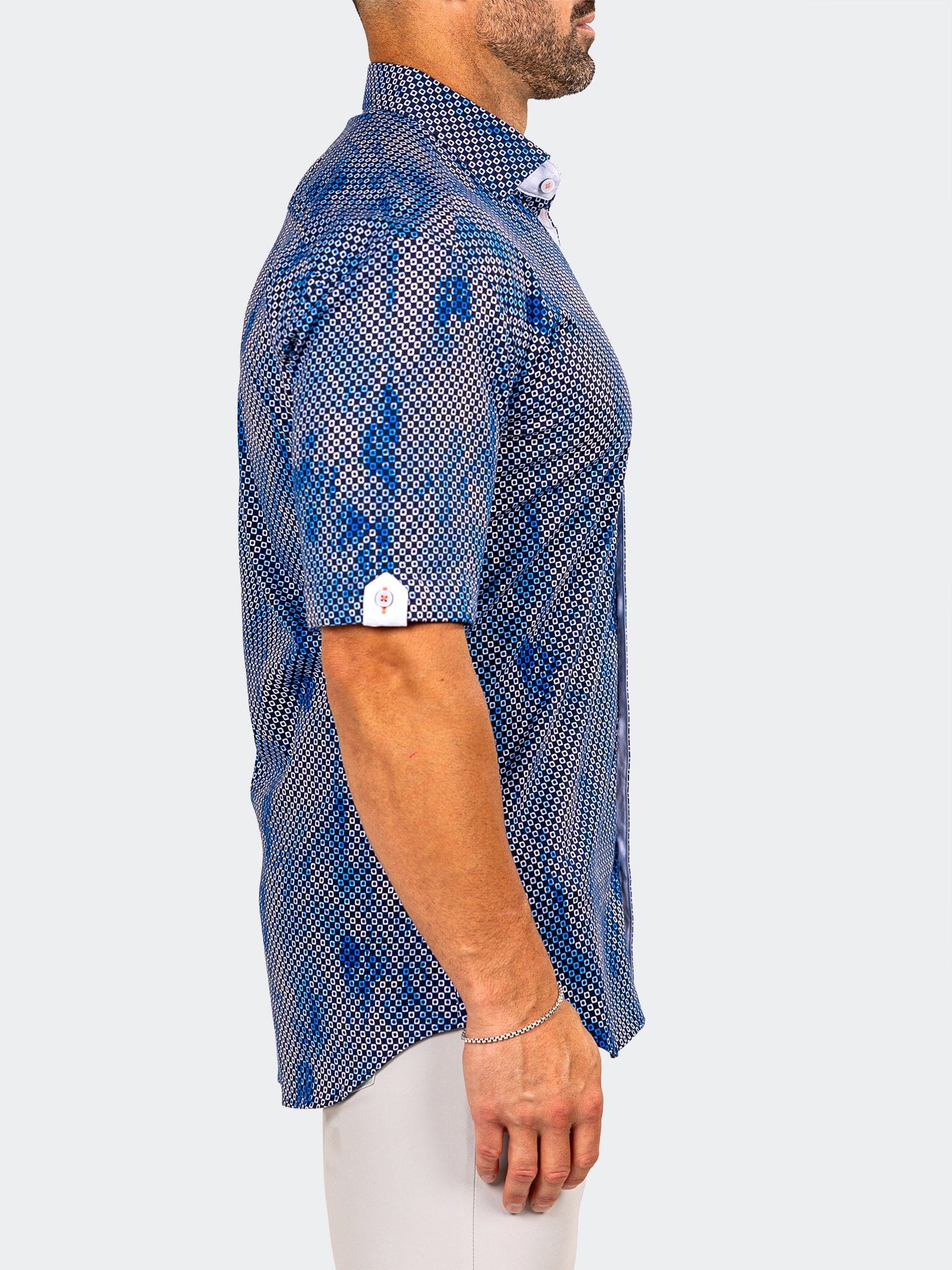 Galileo Marthyr Blue Shirt