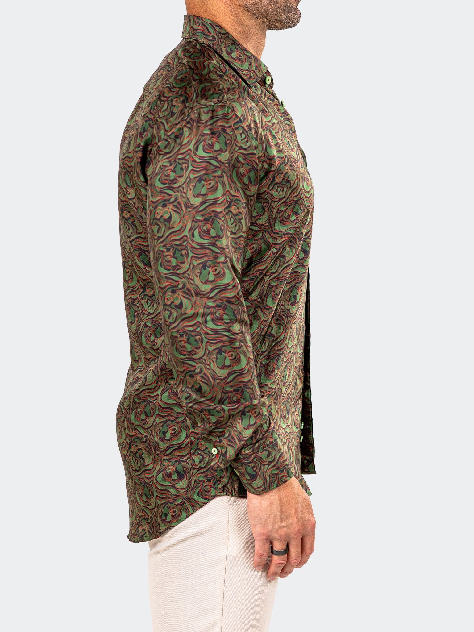 Fibonacci Marthyr Swirl Green Shirt