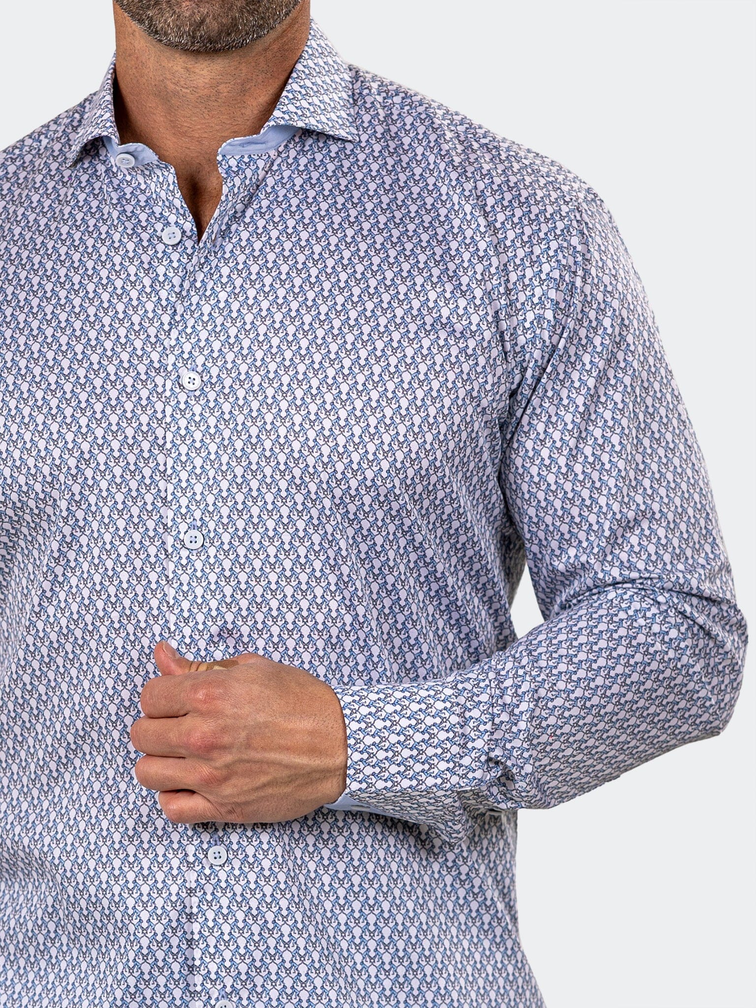Eins Marthyr Geo White Shirt