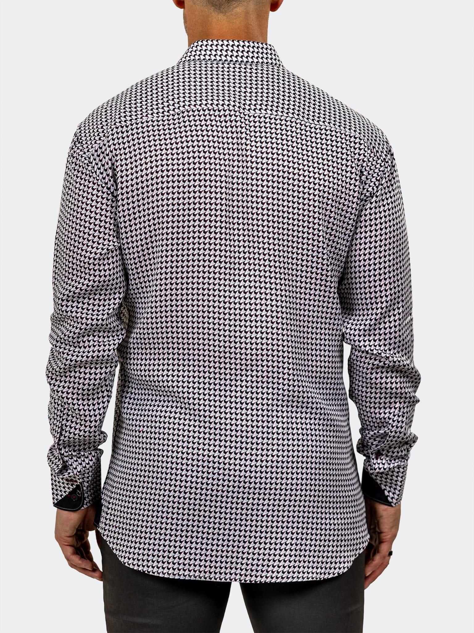 Eins Navy-Red Micro Shirt