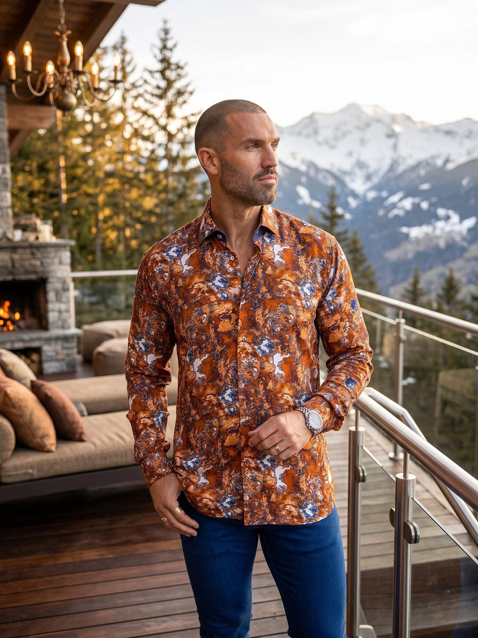 Fibonacci Marthyr Mosaic Shirt