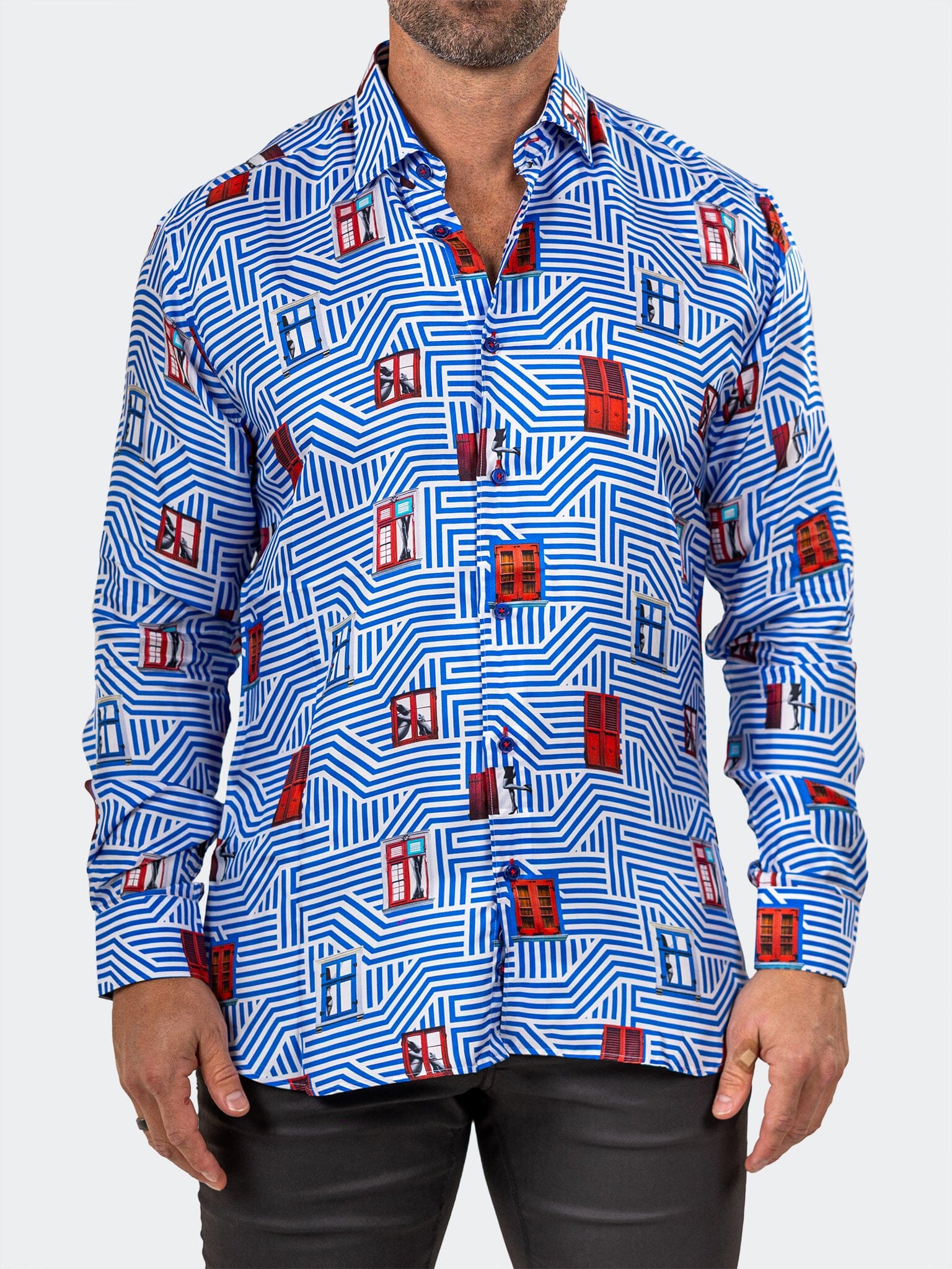Fibonacci Marthyr Pop Stripe Shirt