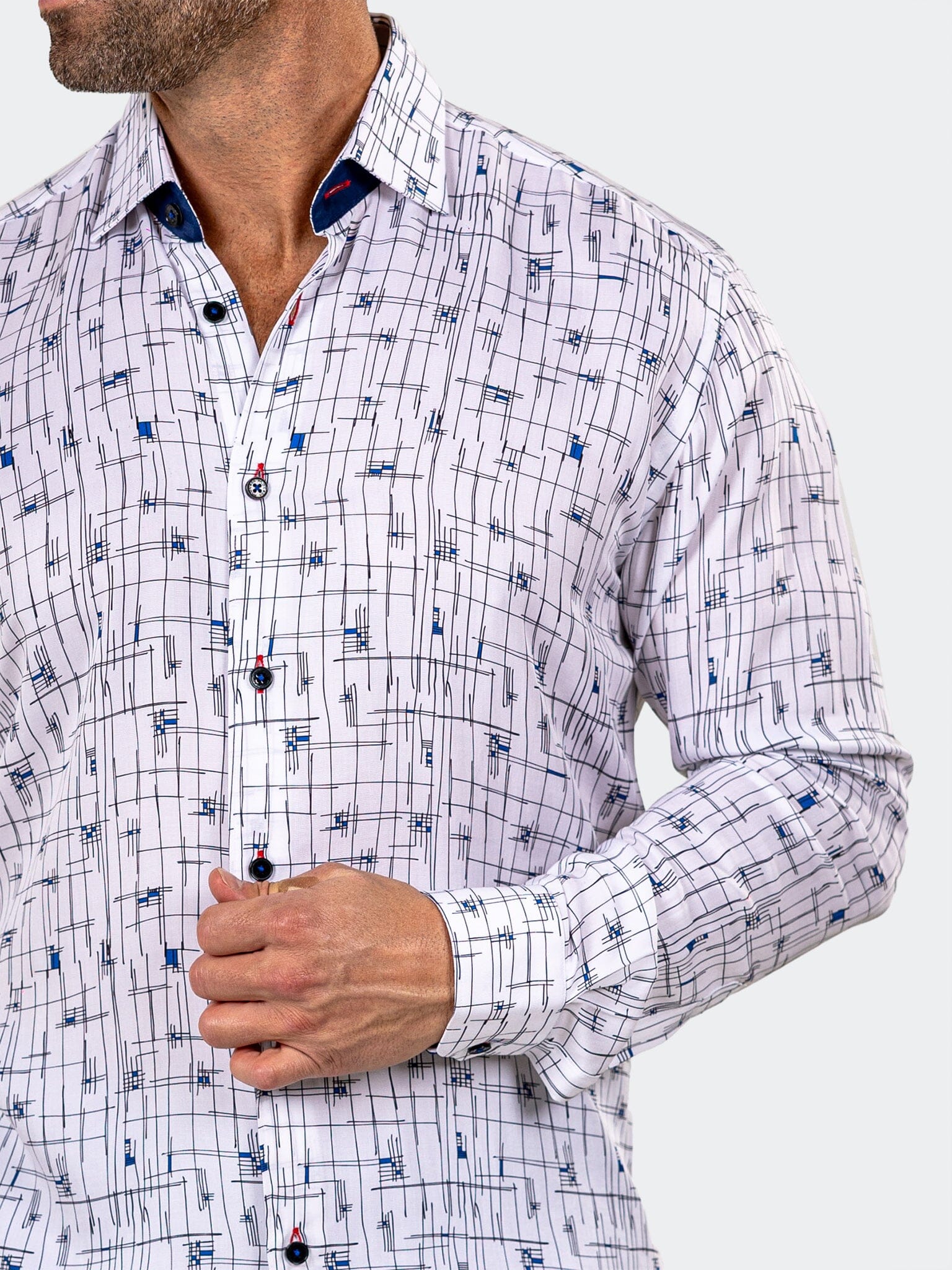 Fibonacci Marthyr Gridline Shirt