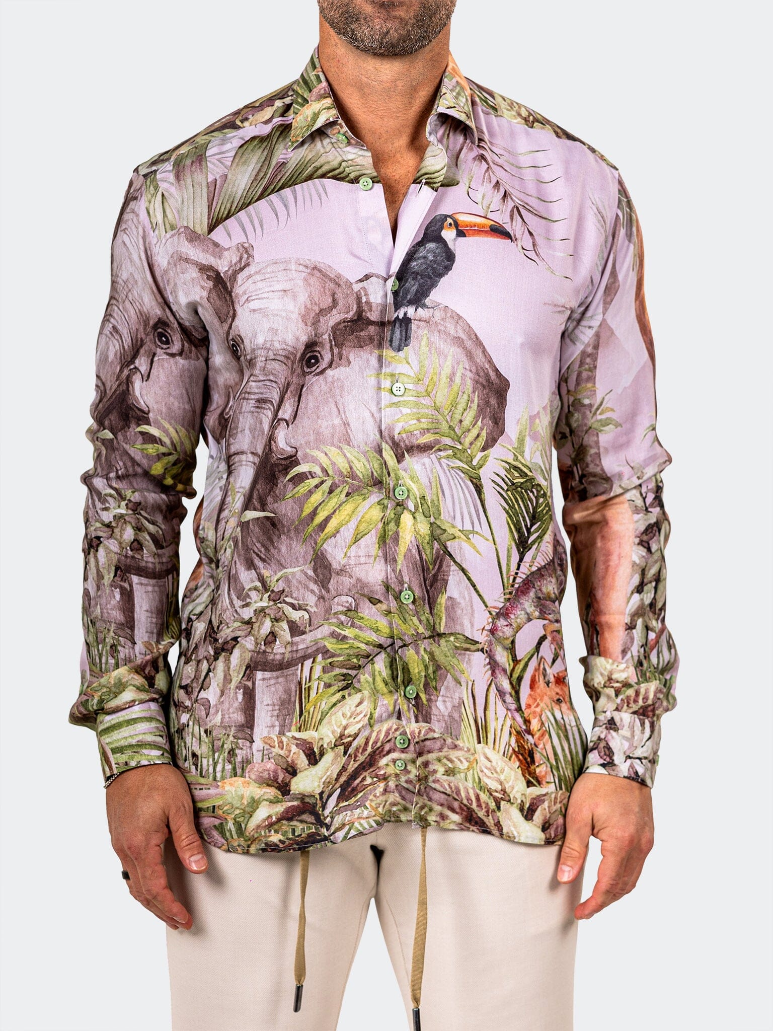 Fibonacci Jungle Elephants Shirt