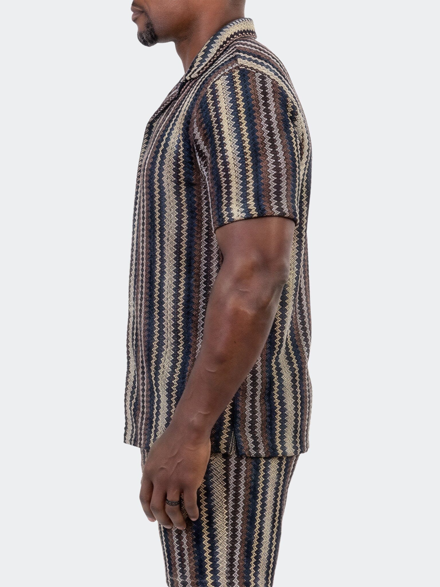Knitted Marthyr Stripe Shirt