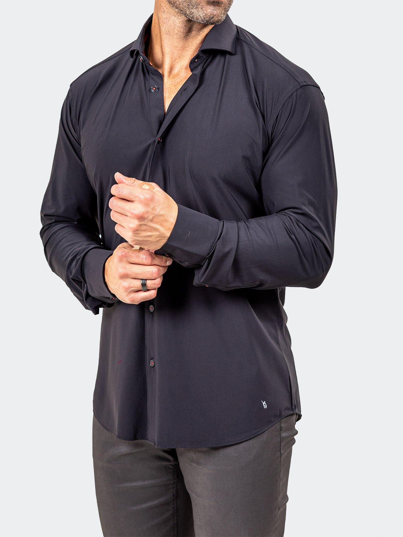 Performance Black Dress Shirt